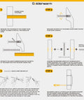 Installation guide for 10 Pack Finger Edge Pulls For Black Cabinet Handles And Drawer Pulls With 5 Inch Hole Centers Designed For Kitchen Cabinets.