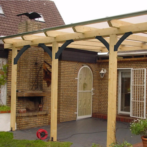 Heavy Duty Galvanized Steel 4x4 Post Corner Brackets Set Of Four 45 Degree Angle Braces For Pergolas Gazebos Patios And Cabins Inside Joint Support Kit With 4.1 x 3.2 Inch Actual Size