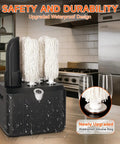 Commercial Glass Polisher And Bar Washer delivers crisp spotless shine, upgraded waterproof design in kitchen setting.