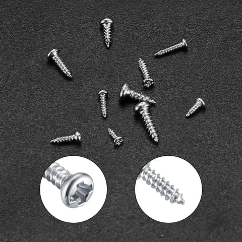 1200 Piece Miniature Self Tapping Screw Set Featuring Crosshead Drive And Rugged Carbon Steel Build For Diy Repairs And Furniture Assembly with assorted screws