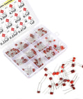 Premium Metalized Film Capacitor Assortment 415 Pieces Spanning 100 Volts 250 Volts 400 Volts Offers Top Tier Reliability For Your Favorite Weekend Warrior Build in organized storage box.