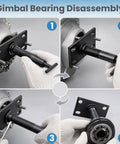 Gimbal Bearing disassembly steps using Complete Gimbal Bearing Puller And Alignment Kit For Mercruiser Alpha Bravo Volvo Sterndrive.
