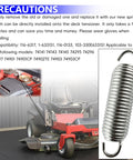 Extension Spring Replacement Kit For Lawn Mower, Fits Toro Parts 116-6317, 103-3330, showing spring and installation on mower
