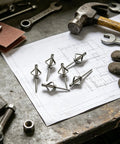 Heavy Duty Assorted Universal Blind Rivets Kit With 304 Stainless Steel Mandrels And Aluminum Caps on workshop table