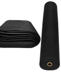 Heavy Duty 4 Ounce Non Woven Geotextile Fabric For Landscaping Drainage French Drains Underlayment Erosion Control And Construction Projects Easy To Cut Quick Install Durable Material 3x50 Pack roll and folded view
