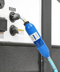 Four Pack RV Inline Water Filter Kit With Hose Protectors uses advanced GAC and KDF media at a water connection point.