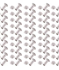 Flat Round Head Rivet Bolt Set Durable Installation Kit For Scrapbooking And Craft Lovers 50 Pairs M5 Rivet Nuts displayed
