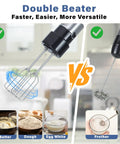 Your Everyday Kitchen Sidekick Six In One Immersion Hand Blender Beaters and Milk Frother for Smoothies