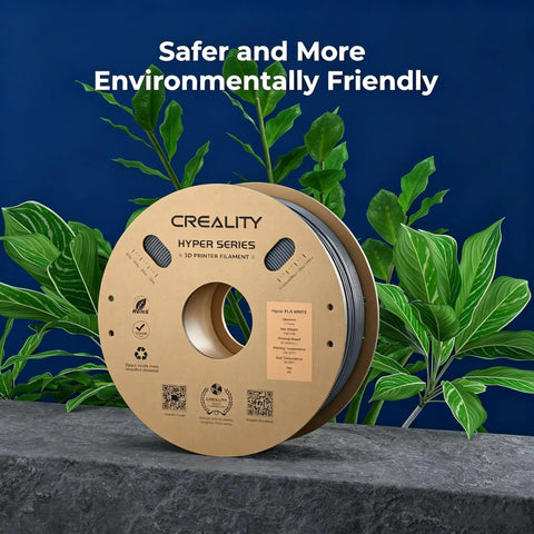 Premium Abs 3D Printer Filament 1.75Mm 1Kg White on display with plants, designed for high-speed printing and impact resistance.