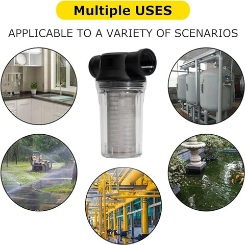 1 Inch 80 Mesh Water Pump Strainer Filter For Heavy Duty High Pressure Washers Sediment Filter Attachment with usage scenarios