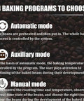 Electric Coffee Bean Roaster Featuring Slick Roast Curves And Kickass Roller Heating Core Perfect For Home Bars And Food Truck Crews Pulling Dope Fresh Beans Daily Your Way, showcasing three baking programs.