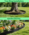 Heavy Duty Bamboo Tree Root Barrier 20ft Long 24in Deep 60mil Thick Weed Blocker for landscaping and garden edging installation