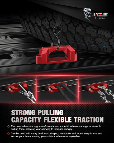 Built Tough T Track Tie Down Anchors For Truck Bed Rails And Tonneau Covers Rock Solid T Slot Cleats Made From 6061 Aluminum In Red near tire.