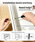 Installation of Rock Solid Brushed Gold Cabinet Knobs for Kitchen Drawers and Furniture, showing easy steps and tools.