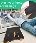 Six Polyurethane Foam Sheets For Toolbox Organization And Top Shelf Gear Protection Grip Tight Cushioning Pads 16 By 12 By 1 Inch Shop Grade Storage Solution, tools in box with foam cushioning.