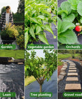 Heavy Duty Garden Weed Barrier Fabric 3ft By 100ft Landscape Ground Cloth With Superior Permeability in various garden settings