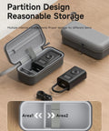 Grab And Go Rugged Travel Carrying Case For Tire Inflator And Air Compressor EVA 900D Oxford Hard Shell shown open with items inside