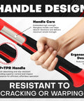Close-up of fiberglass handle design on Three Piece Ball Peen Hammer Set With Fiberglass Handles 16oz 32oz 48oz Heavy Duty Pro Grade