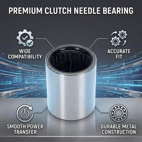 Heavy Duty ATV Primary Clutch One Way Bearing Needle Roller Spare Precision Drop In Replacement Fit For Polaris Sportsman S 800 500 400 700 Series showing detailed metal construction.