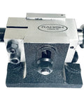 Beefy Adjustable Single Bolt Lathe Tailstock for 3In and 4In Regular and Tilting Rotary Tables, heavy duty cast iron body, EN31 hardened