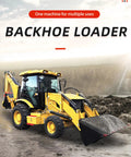 Compact Mini Excavator Loader With Folding Backhoe And Air Conditioned Cab A Smart All Day Digging Machine For Rural And Urban Jobsites