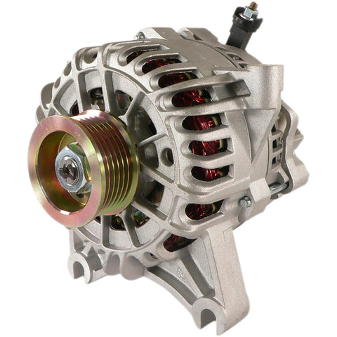 Beefed Up Alternator for Ford Expedition 2003 2004 Lincoln Navigator 5.4L 4.6L with 110 Amp output and internal regulator.