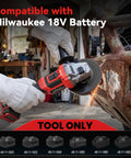 Badass Brushless Cordless Angle Grinder Compatible With Milwaukee M18 Batteries Tool Only being used for metal cutting.