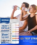 Skip The Guesswork And Nail Your Tap Water Testing Fast With These Eight Parameter Heavy Metals Strips Checking Lead Mercury Copper Cadmium Iron Chromium Calcium Plus Magnesium Straight Up with two girls drinking water.