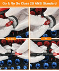 Go & No Go Class 2B ANSI Standard thread checker test using Top Shelf 75 Piece Nut And Bolt Thread Checker Kit.