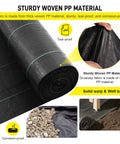 Tough As Nails Heavy Duty Landscape And Driveway Fabric 13x115 Ft Weed Barrier Road Fabric For Erosion Control, 3.5 Oz Woven Fabric