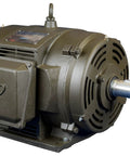 Rock Solid 125Hp Electric Motor General Purpose Three Phase 1800Rpm 575Volt 405T Frame ODP Cast Iron close-up view.