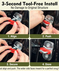 Pro Grade 4 Pack Car Door Shock Absorbers, Heavy Duty Silicone Slam Stopper Buffers, Universal Auto Door Dampers installation process steps.