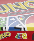 Total Kick Back Uno Card Game For Weekend Hangouts, Family Friendly Classic Party Deck with colorful action cards in a tin.
