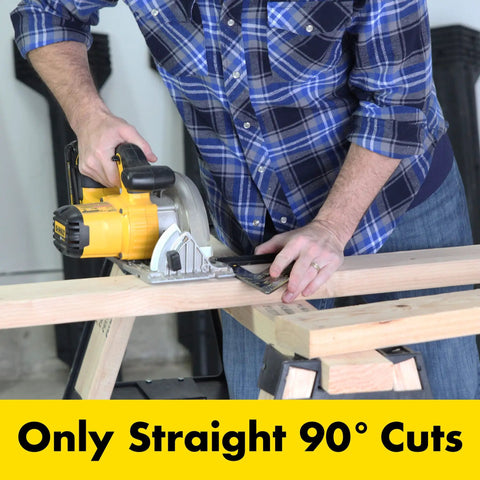 Person cutting wood with a circular saw for Custom Shed Kit With Peak Roof For Easy Backyard Storage 2x4 Frame System Includes 22 Gauge Steel Brackets Design Plans And Installation Instructions Build A 10 Ft Shed Or Combine Kits For A 22 Ft Space Lumber Not Included.