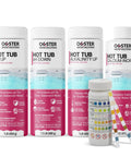 Hot Tub Water Balancing Kit With Fifty Test Strips Kickstarts Your Spa Game With pH Adjusters Alkalinity Boosters And Calcium Hardness Increaser. Includes pH Up, Down, Alkalinity Up, Calcium Increaser.