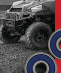 Rodeo Ready Motorcycle Wheel Bearing And Seal Kit For Kawasaki KD80 KD100 Yamaha YZ80 TTR125L Abec 3 precision balls shown with a Polaris ATV.