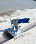 Rock It Bull Float Bracket For Concrete With Easy Half Turn Pitch Control 16 RKT N Contractor Grade on construction surface