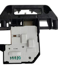 Door Latch Lock Switch Replacement For Washing Machines WH44X10288, durable lid lock assembly, easy install, black and white unit