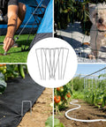 Heavy Duty 6 Inch U Shaped Galvanized Garden Stakes Pack Of 240 11 Gauge Landscape Staples For Landscape Fabric Pins Ground Stakes