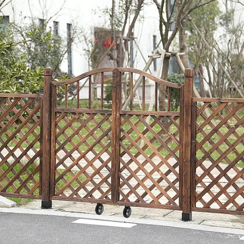 Heavy Duty Metal Farm Gate Wheel Caster Engineered For Smooth Operator Performance And Rock Solid Five Hundred Pound Support With Zero Fuss Setup on wooden gate.