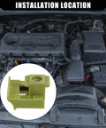 Shift Cable Column Linkage Kit For Ford E Series Vans And F150 1998 To 2014 Fit Expedition Explorer Edge Excursion And More Durable Inner Retainer Clips Easy Install Two Piece Repair Set, green plastic bushing install location