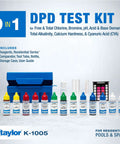 Top Shelf Dpd Pool And Spa Water Test Kit With Nine Core Parameters For Quick Chlorine Bromine Ph Testing Plus Nifty Storage Bin