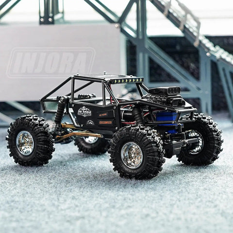 Rock Tarantula Nylon Buggy Body Shell For TRX4M 1 18 RC Crawler Upgrade with roof LED lights, realistic details, and tough nylon construction