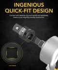 Beefed Up 1/2 Inch To 3/4 Inch Impact Socket Increaser For Heavy Duty High Torque Work 1/2 Inch Female To 3/4 Inch Male Drive