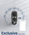 Solar Panel Powered WiFi Outdoor Security Camera Kit With 2K Resolution, Battery Powered Surveillance System with schedule