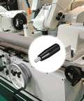 Revolving Handwheel For Milling Machines And Lathes With Black Handle And M8 Male Threaded Stem 14mm Thread Length