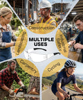 Kickass Clear Safety Glasses Built Solid With Antifog Lenses And Comfortable Fit For Hardworking Crews And Daily Grind Bulk Pack Ansi Certified Protective Eyewear for construction and landscaping use.