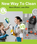 Badass Cordless Electric Spin Scrubber With High Torque Motor And Adjustable Speeds For Blasting Away Tough Bathroom Scale And Shower Soap Scum Long Lasting Battery Keeps You Working Harder in cleaning comparison image.
