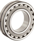 Heavy Duty Workhorse Spherical Roller Bearing 22213 C3 Clearance Tapered Bore view showing pressed steel cage and ball arrangement.