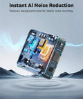 AI noise reduction circuit board for Kickass Four Pack Wireless Lavalier Microphone Kit For Iphone Android And Cameras Podcasting Live Streaming Vlogging Shoot Crisp Audio Plug And Play Hustle Ready Gear.